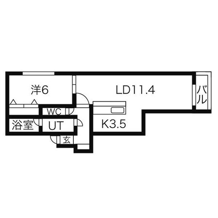 リヴェール新道の物件間取画像